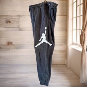 Nike Air Jordan Jumpman Fleece Sweatpants Black Size Small